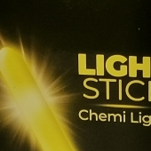 Chemické světlo žlutozelené 4,5x39 mm 